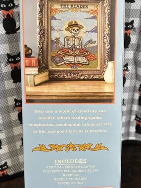 Needle Creations “The Reader” NIP